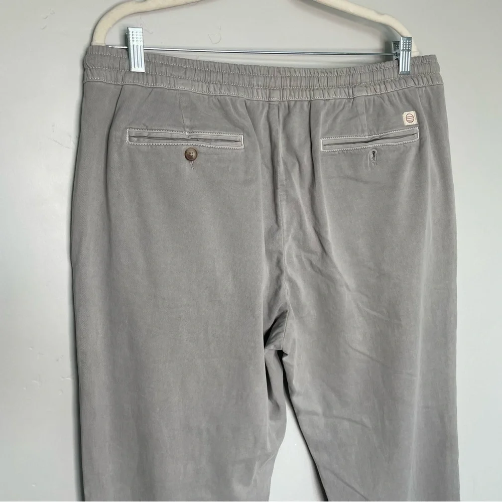 Marine Layer Men’s Saturday Jogger Pants‎ Slim Fit Gray Size XXL Chino NEW